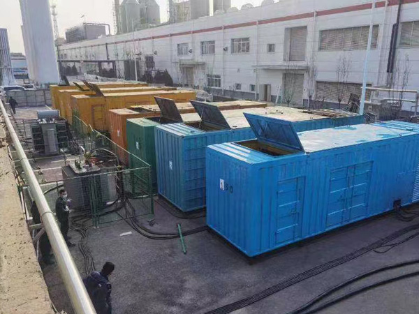 兰州柴油发电机出租案例展示